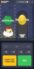 Миниатюра: Мобильная версия Chicken Road: курица у золотого яйца
